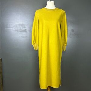 Who What Wear Women's Blush Patterned Long Sleeve Dress